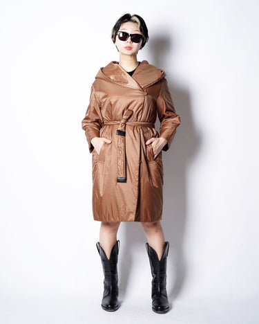 【MAXMARA】<br>-CAMELUXE-<br>PADDING SHAWL COLLAR COAT