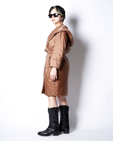 【MAXMARA】<br>-CAMELUXE-<br>PADDING SHAWL COLLAR COAT