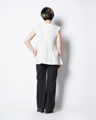 [YOHEI OHNO]<br>GRAPHIC PLEATS TOP A