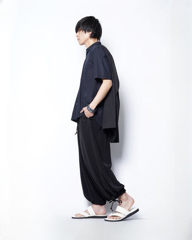 【Yohji Yamamoto POUR HOMME】<br>TA TUXEDO SLIM BALOON PANTS