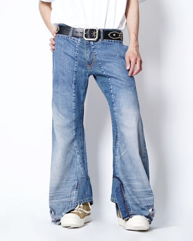 -25SS Acceptance of reservations-<br>[JUNYA WATANABE Man]<br>× Levi's Deconstraction Flare Denim Pants