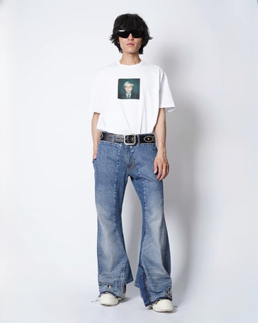 -25SS Acceptance of reservations-<br>[JUNYA WATANABE Man]<br>× Levi's Deconstraction Flare Denim Pants
