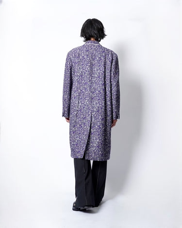 [Overcoat]<br>BOUCLE DOUBLE BREASTED CHESTERFIELD OVERCOAT