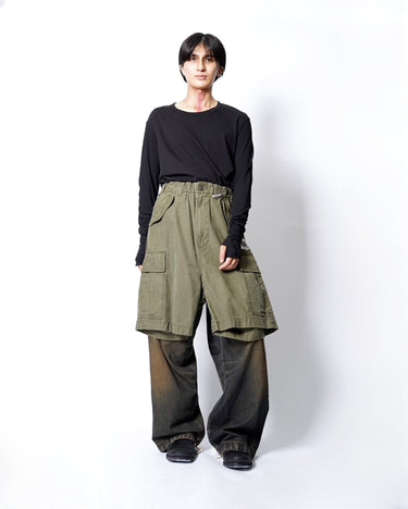 [Maison mihara yasuhiro]<br>Shorts Combined JEANS