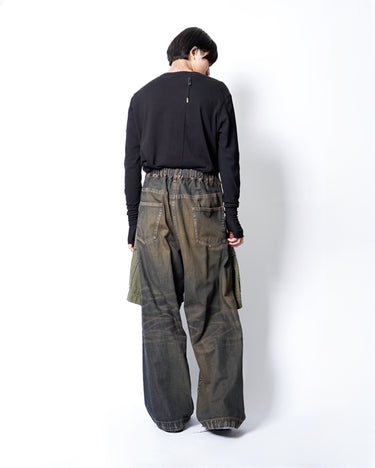 [Maison mihara yasuhiro]<br>Shorts Combined JEANS