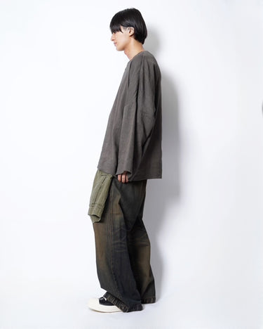 [AVIVA JIFEI XUE]<br>V Neck Soft Smock