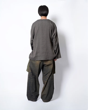 [AVIVA JIFEI XUE]<br>V Neck Soft Smock