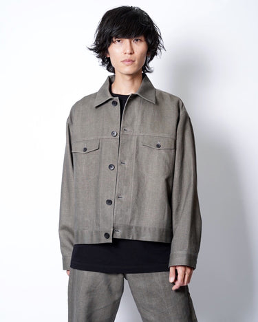 [AVIVA JIFEI XUE]<br>Trucker Jacket -WOOD DENIM-