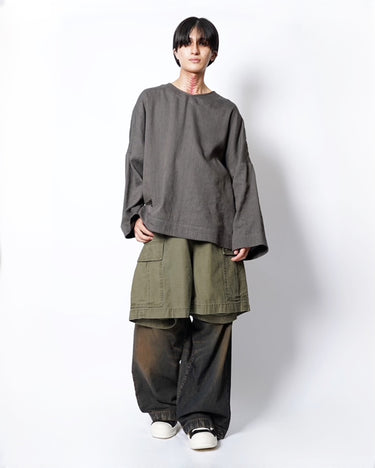 [AVIVA JIFEI XUE]<br>V Neck Soft Smock