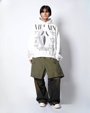 【doublet】<br>VILLAIN COVER PRINT HOODIE