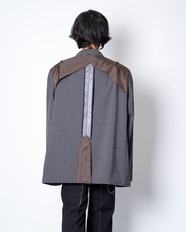 【kolor】<br>BACK INSIDEOUT TAILORED JACKET