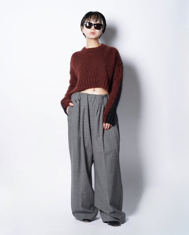[Plan C]<br>Shortlength Mohair Knit