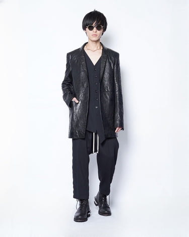 【prasthana】<br>p|p BALMORAL BACK ZIP_茶芯HORSE/STACKED METAL HEEL (PP-002)