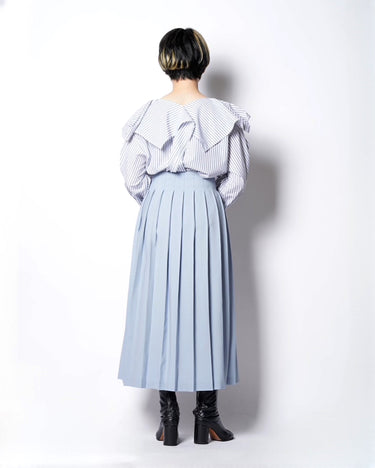 【TARO HORIUCHI】<BR>Layerd Pleated Skirt