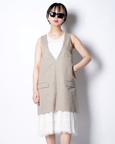 【TARO HORIUCHI】<BR>レイヤードドレス