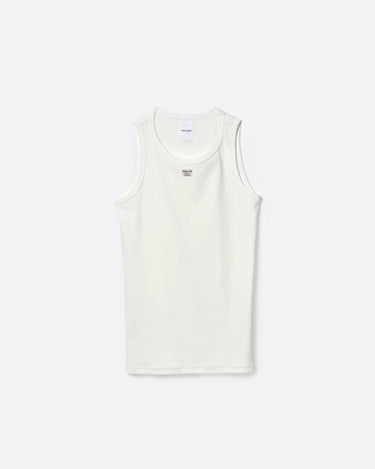 【SUBLATIONS】 <br>LOGO PRINT RIB TANKTOP .15