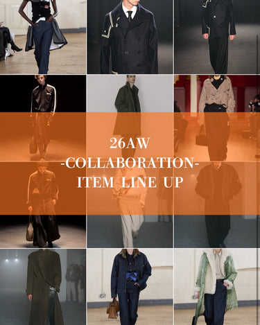26AW COLLABORATION ITEM LINEUP