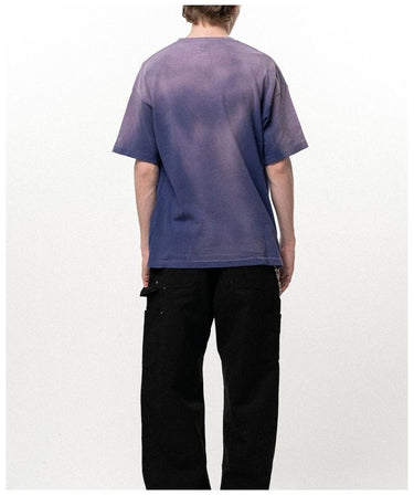 【KAMIYA】<br>"THE DARKNESS WILL DISAPPEAR" Distressed T-shirt