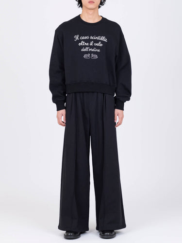 イベント期間限定(3月19日～3月22日まで)<br>26AW受注生産アイテム【VIVIANO MEN】<br>Swan Embroidered Jersey Top