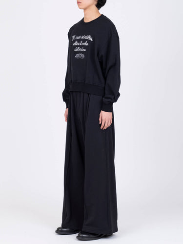 イベント期間限定(3月19日～3月22日まで)<br>26AW受注生産アイテム【VIVIANO MEN】<br>Swan Embroidered Jersey Top