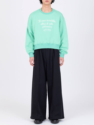 イベント期間限定(3月19日～3月22日まで)<br>26AW受注生産アイテム【VIVIANO MEN】<br>Swan Embroidered Jersey Top