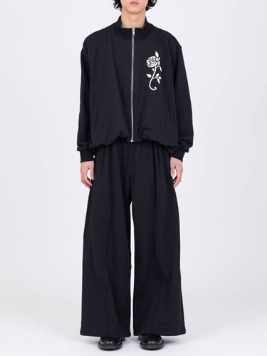 イベント期間限定(3月19日～3月22日まで)<br>26AW受注生産アイテム【VIVIANO MEN】<br>Hand Embroidered BalloonJersey Zip-UpTop