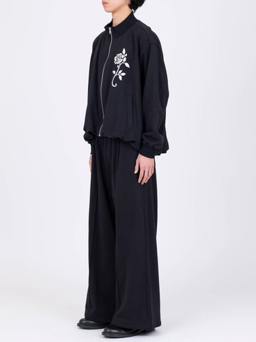 イベント期間限定(3月19日～3月22日まで)<br>26AW受注生産アイテム【VIVIANO MEN】<br>Hand Embroidered BalloonJersey Zip-UpTop