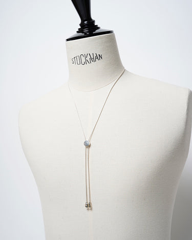 【GARDEN OF EDEN】<br>Teardrop Boro Chips<br>Snake Chain Necklace