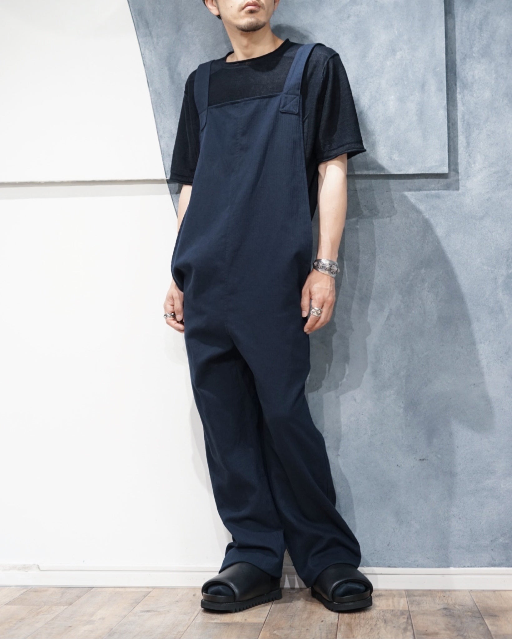 FRANK LEDER ネイビー オールインワン　つなぎ　フランクリーダー　紺色 FRANK LEDER ネイビー オールインワン つなぎ フランクリーダー 紺色