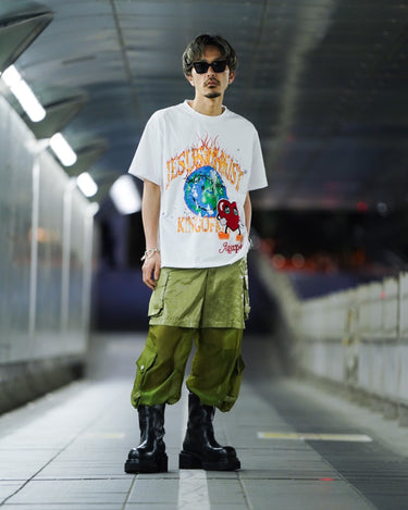 【SOMEIT】<br>for Amanojak.<br>"ROUUIS EMBROIDERY"<br>VINTAGE TEE