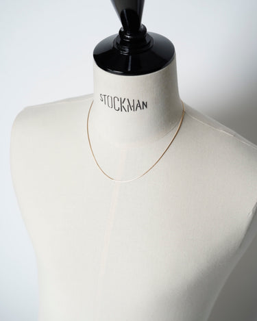 [Garden of Eden]<br>MIX cut<br>Snake chain<br>necklace<br>9k Gold