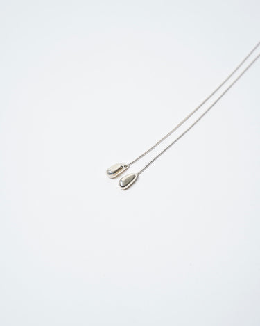 【GARDEN OF EDEN】<br>Teardrop Boro Chips<br>Snake Chain Necklace