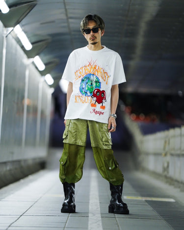 【SOMEIT】<br>for Amanojak.<br>"ROUUIS EMBROIDERY"<br>VINTAGE TEE