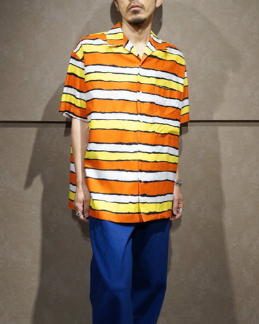 【DESTIN】<br>-MALIBU-<br>オープンカラーボーダーシャツ