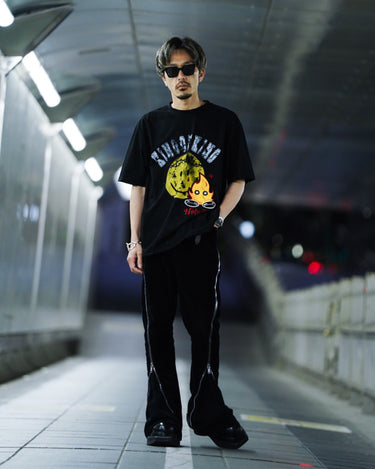 【SOMEIT】<br>for Amanojak.<br>"ROUUIS EMBROIDERY"<br>VINTAGE TEE