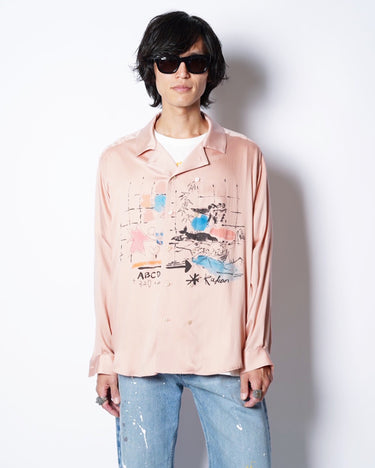 【KAKAN】<BR>BRIGHT DOUBLE SHIRTS -PAINT- (UNISEX)