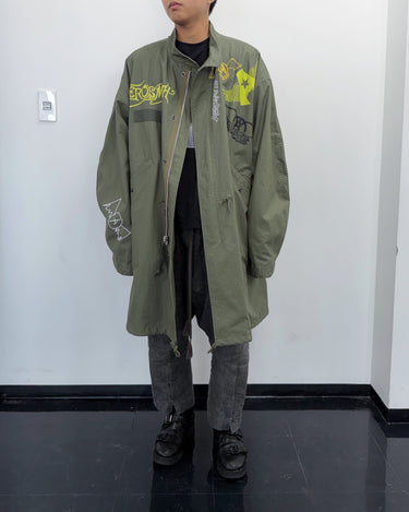 27SS予約受付中<br>【JUNYA WATANABE MAN】<br>"Aerosmith" MULTI PATCH MODS COAT
