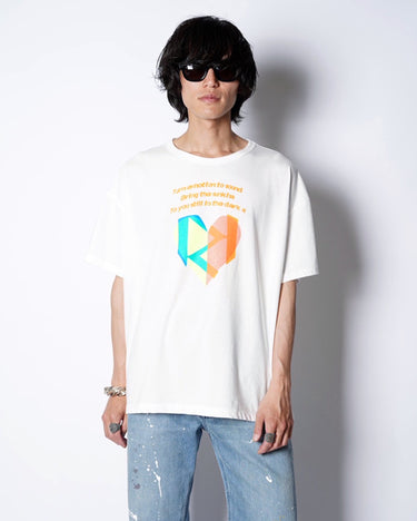 【KAKAN】<BR>BOX SQUARE T-SHIRTS -PRINT-