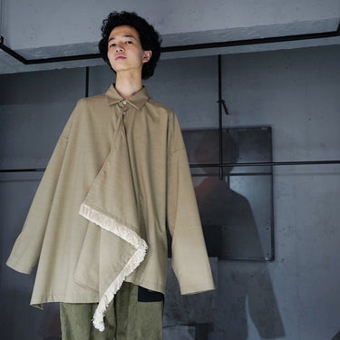 【MUJAKI】-product 3-<br>FRINGE TIE SHIRTS