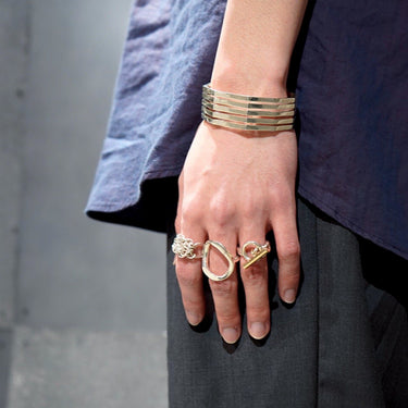 [Garden of Eden]<br> Silver & 10k<br>Circle T-barring