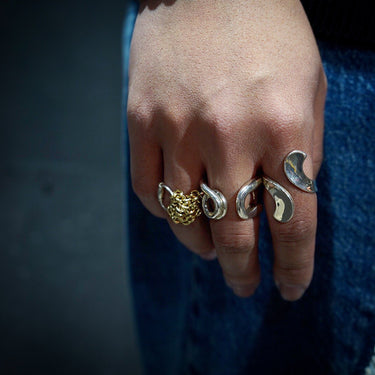 [Garden of Eden]<br>Safety pin wide ring