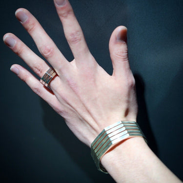 [Garden of Eden]<br>Otagon Design Bangle 5 consecutive