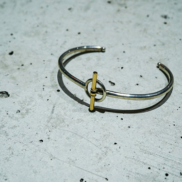 [Garden of Eden]<br>Circle T-bar<br>Bangle -18k/Silver-