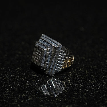 即納在庫有り<br>【NATURAL INSTINCT】<br>"JOURNEY"リング SILVER×GOLD (NI-R-01-G)