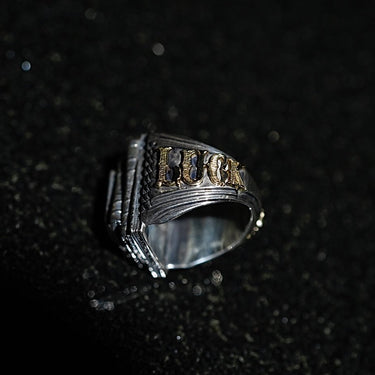 即納在庫有り<br>【NATURAL INSTINCT】<br>"JOURNEY"リング SILVER×GOLD (NI-R-01-G)