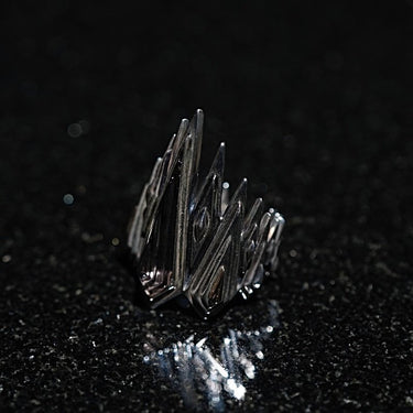 【NATURAL INSTINCT】<br>"ICE BLAZE SMOKY"リング (NI-R-13)