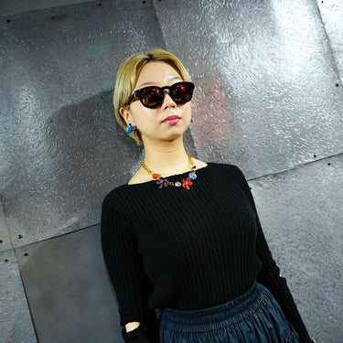 [MARNI]<br>Daisik Ristal<br>necklace