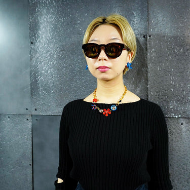 [MARNI]<br>Daisik Ristal<br>necklace