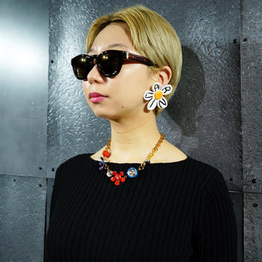 [MARNI]<br>White daisy<br>Earring