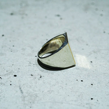 [Garden of Eden]<br>Square Ring -Large- Silver/9k Gold
